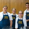Student volunteers helped out at the FFA Boosters Dinner Saturday night, April 1.